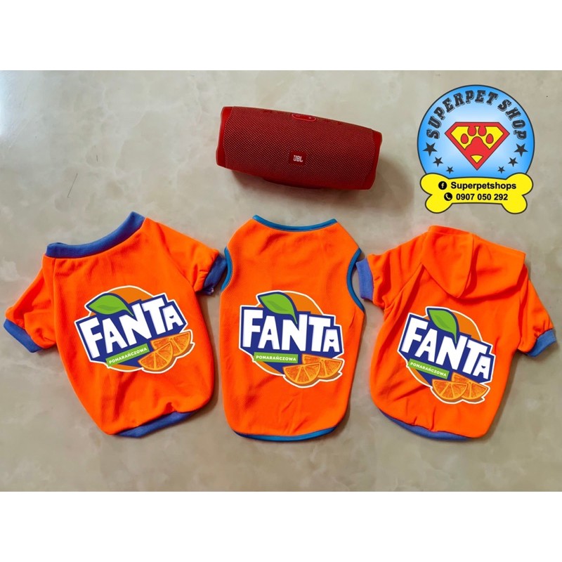ÁO THÚ CƯNG LOGO NƯỚC NGỌT FANTA SIÊU XINH GIÁ RẺ