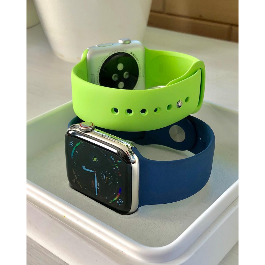 Dây đeo silicon Coteetci cho đồng Hồ Thông Minh iWatch 1/ 2/ 3/ 4/ 5/ 6/ 7/ SE Size 38/40/41/42/44/45mm