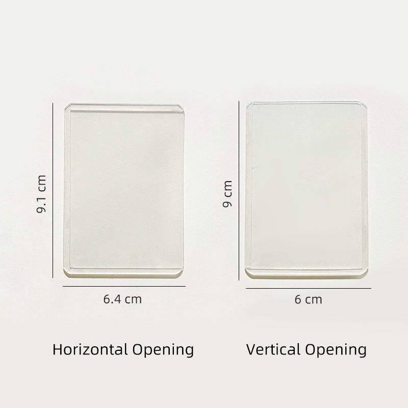 Set 10 Bao Đựng Thẻ Chất Liệu PVC Dày Trong Suốt Chống Thấm Nước Cho Học Sinh Ốp
