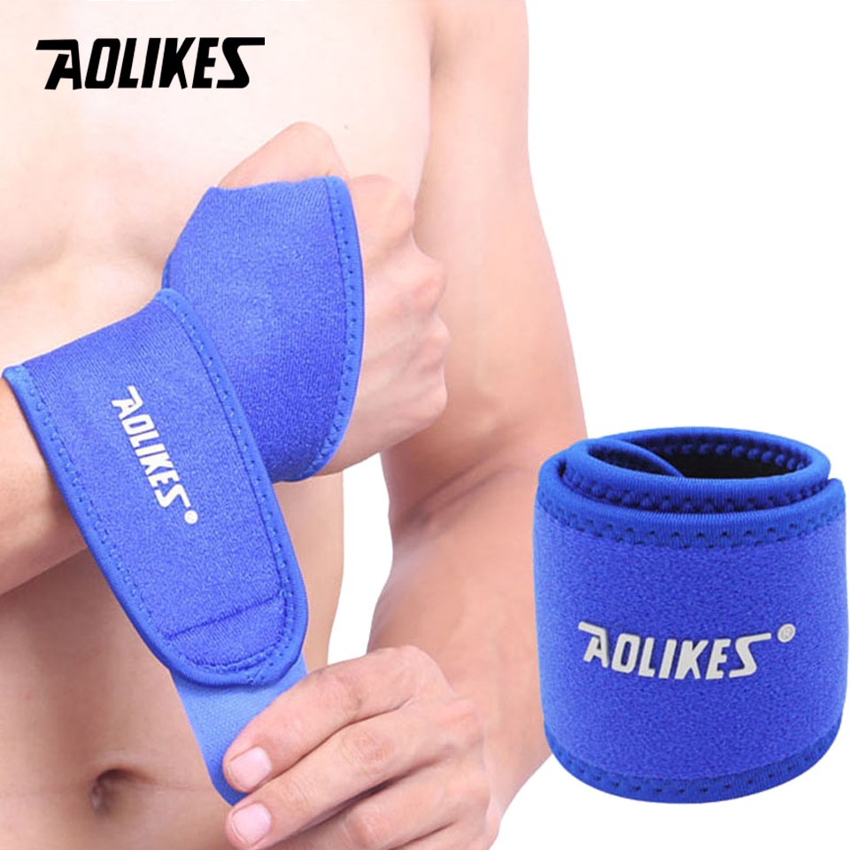 AOLIKES Đai Quấn Cổ Tay Hỗ Trợ Nâng Tạ Tiện Dụng
