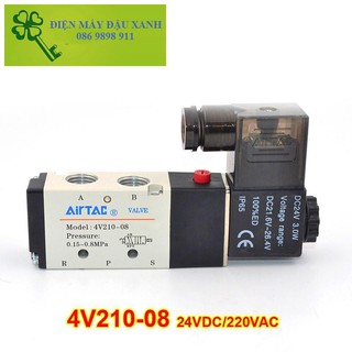 Van điện từ khí nén Airtac 4V210-08, 4V410-15