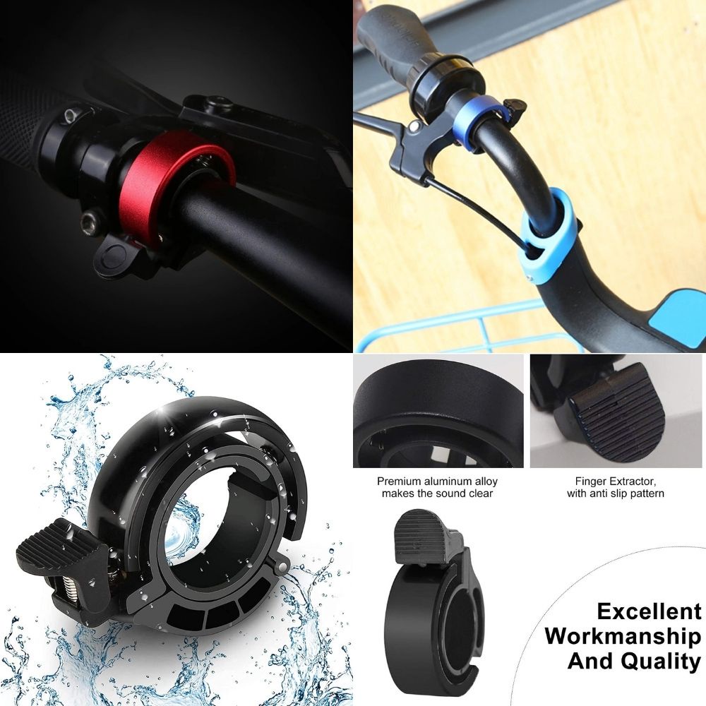 Chuông Hợp Kim Nhôm Gắn Tay Lái Xe Đạp Leo Núi An Toàn