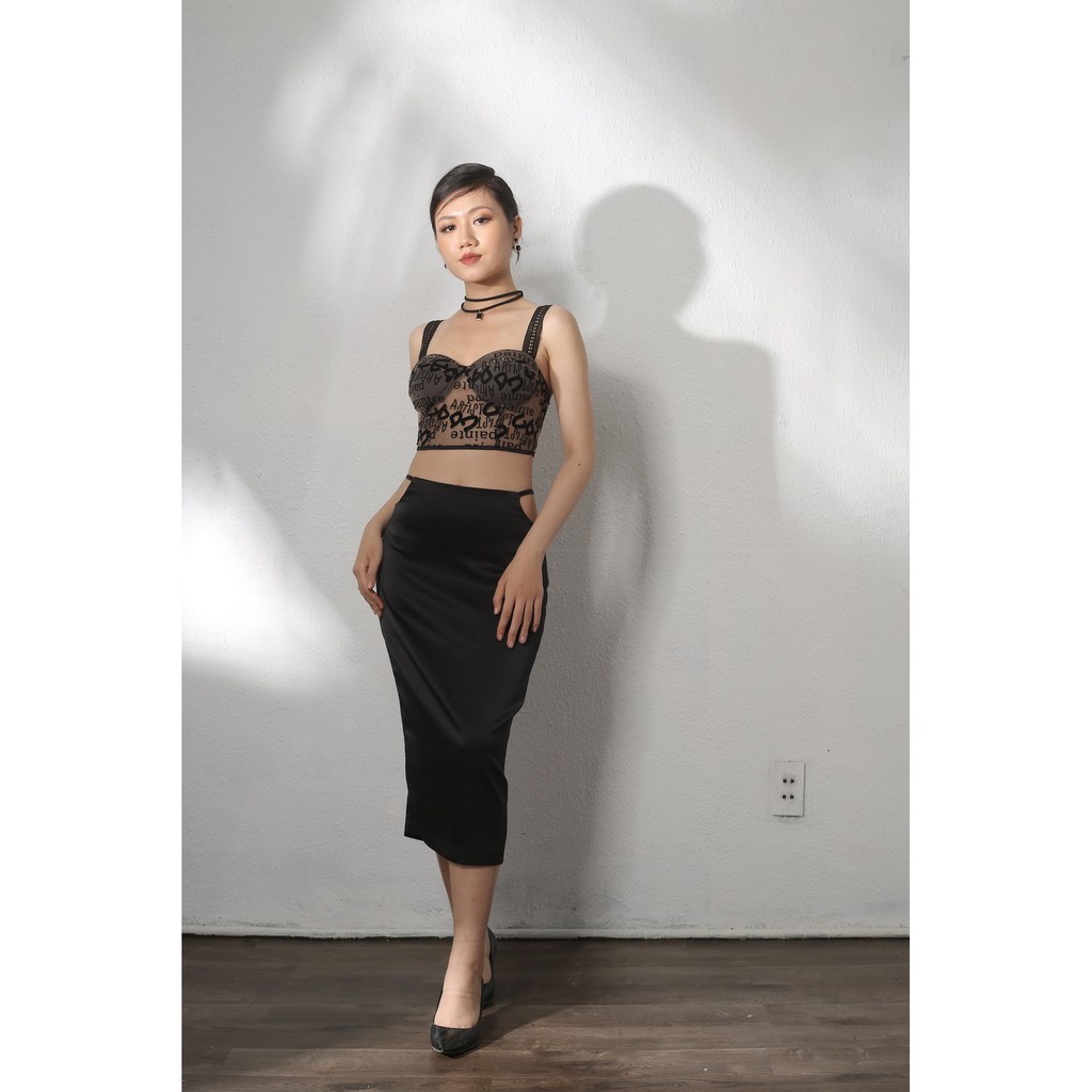 Chân váy khoéc eo chất silk mềm mại ôm body Cô Kim 7 | BigBuy360 - bigbuy360.vn