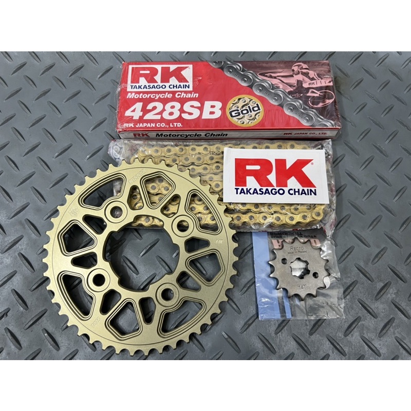 Nhông sên dĩa RK dĩa nhôm 7075 Raider, Ex150, Sonic, Winner