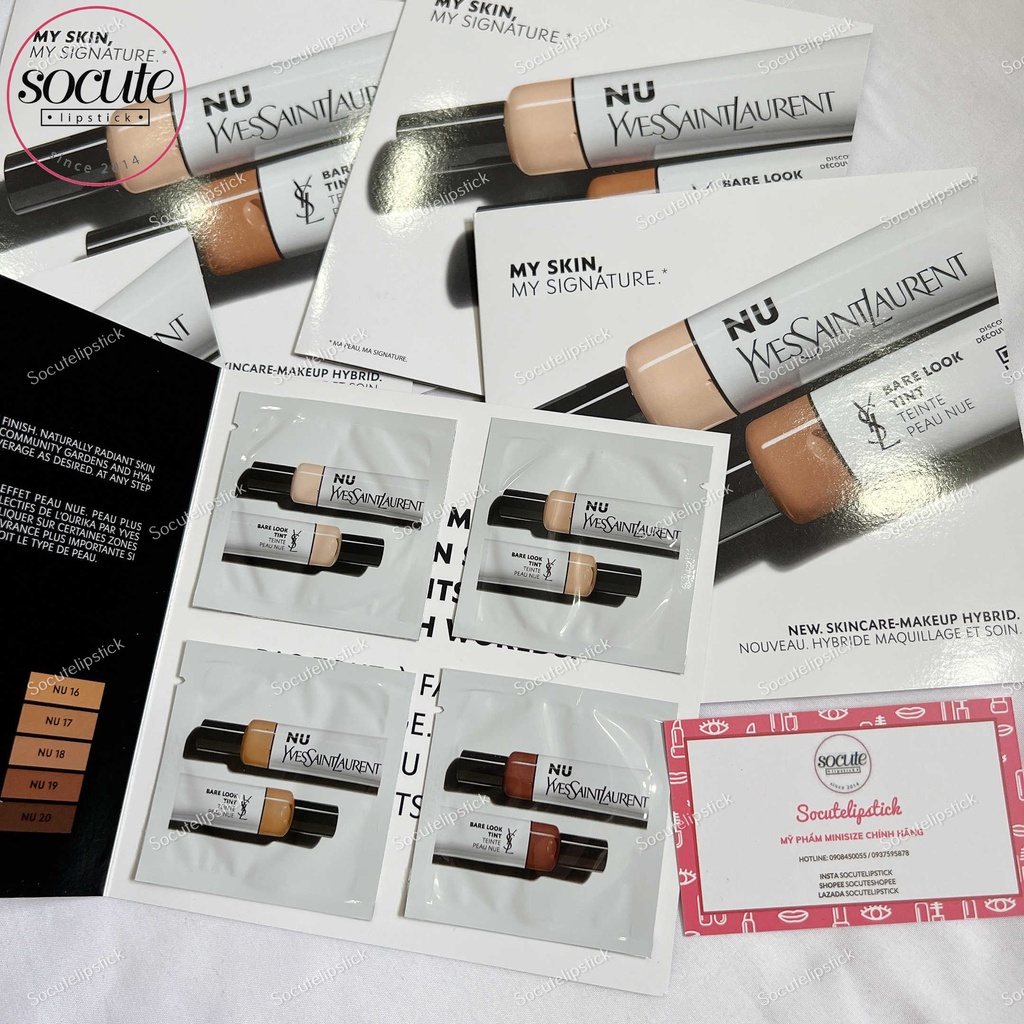 Sample Kem Nền YSL Nu Bare Look Tint Foundation