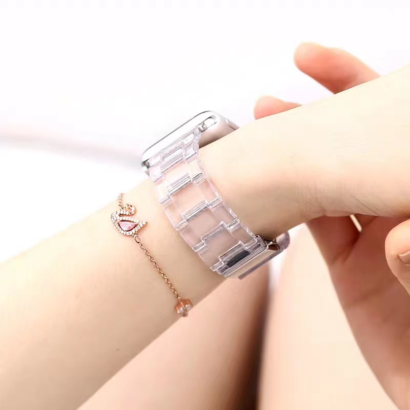 Dây Đeo Nhựa Trong Suốt Cho Đồng Hồ Thông Minh for Xiaomi Huami Amazfit Bip Lite / 1S/ U Amazfit Gts/GTS 3 2 2e 2Mini