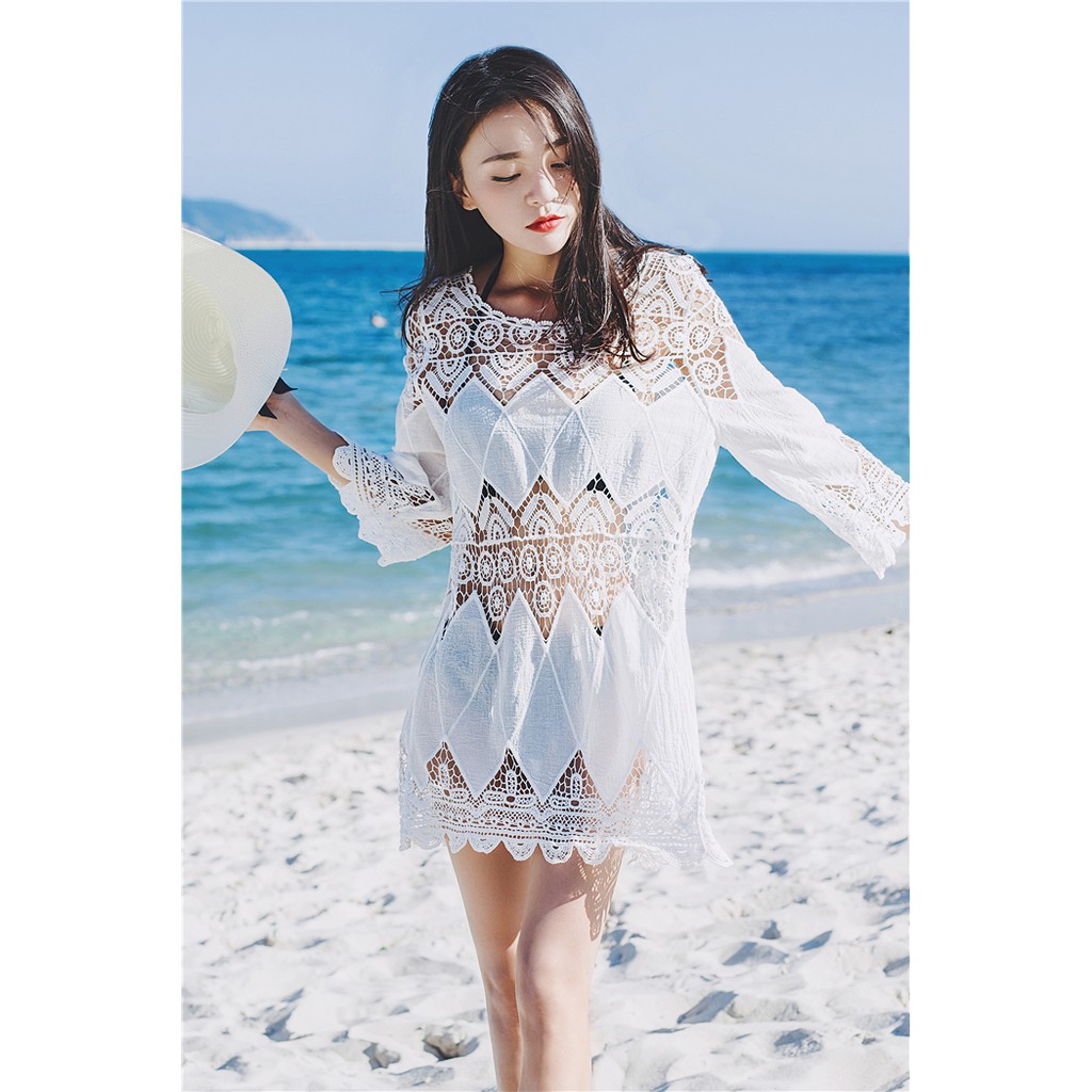 Áo lưới đi biển, đi chơi thời trang_AL05