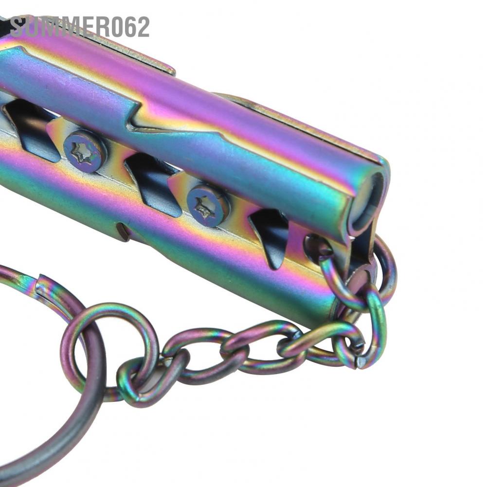 Còi ống đôi decibel cao cấp ngoài trời bằng thép không gỉ với móc khóa