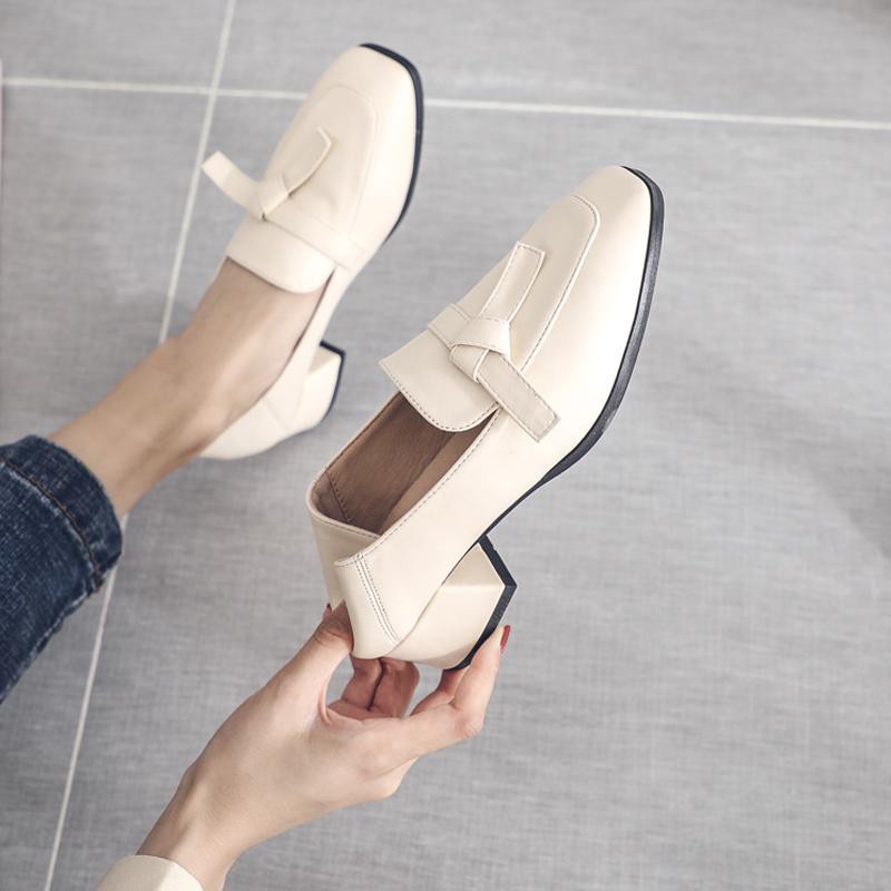 Giày lười nữ kiểu dáng công sở 5cm TTC40