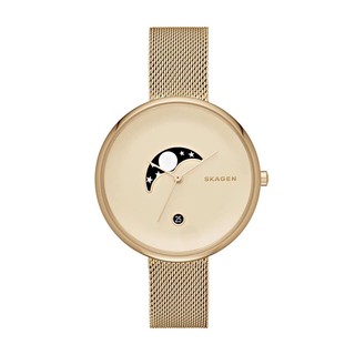 Đồng hồ nữ skagen skw2373 - 38mm - dây thép lưới vàng