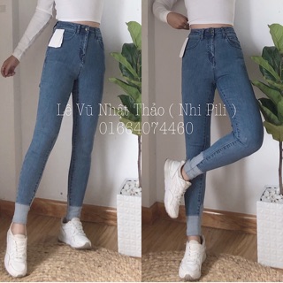 Quần jeans phối lai