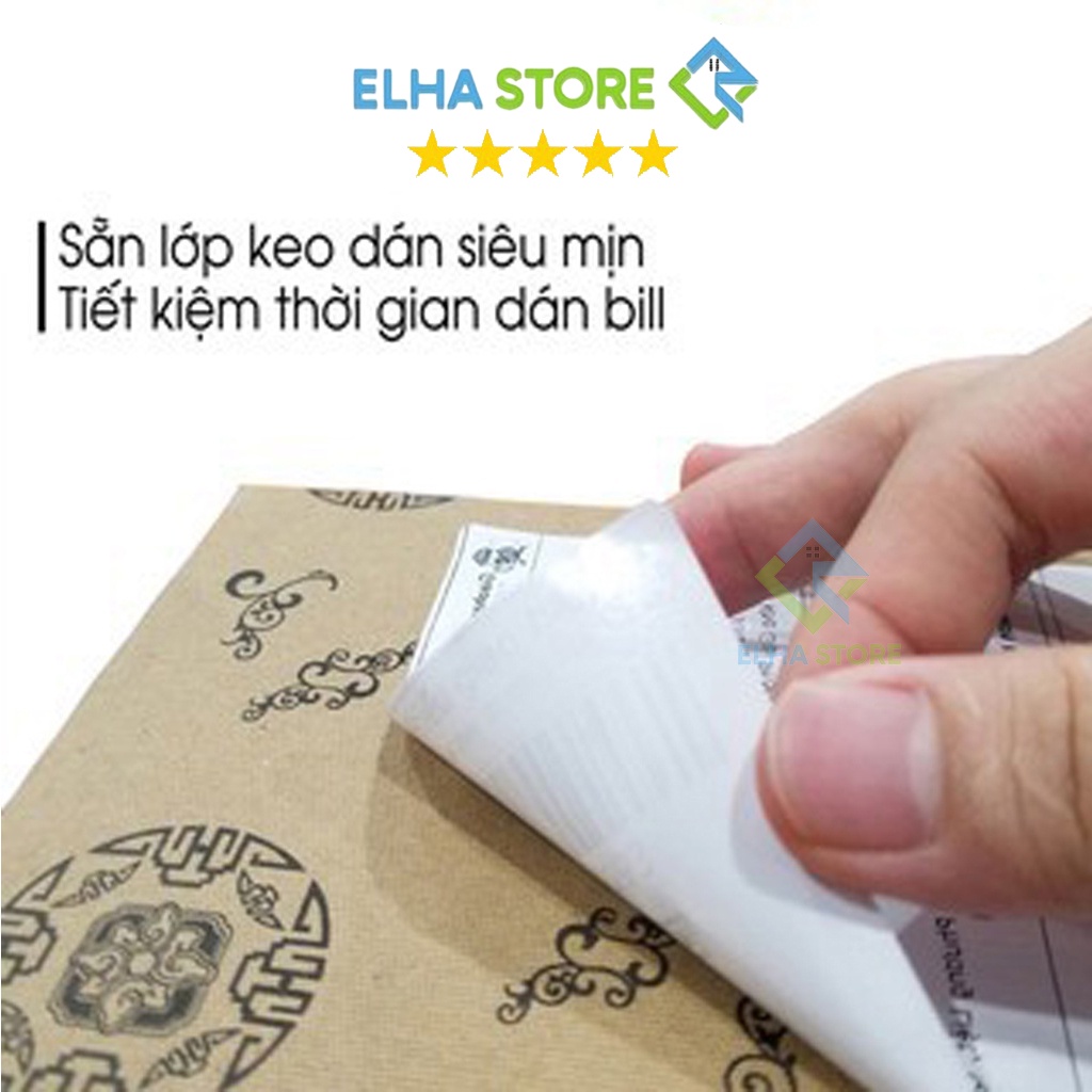 Giấy in nhiệt, in đơn hàng, in chuyển nhiệt dùng cho máy in nhiệt, khổ 76x130 500 tờ - ELHA STORE