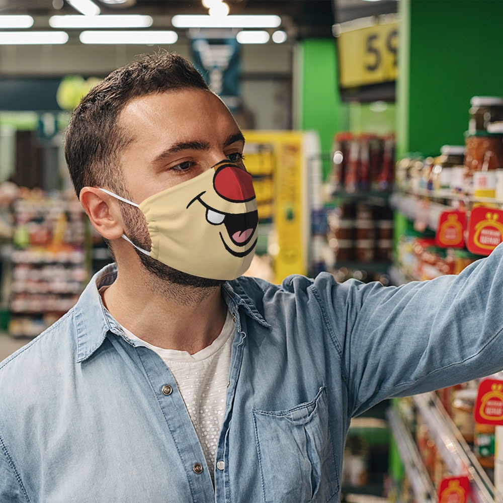 Khẩu trang thú cưng vui nhộn đáng yêu cho bé trẻ em hoạt hình Disney CARTWELL kháng khuẩn dây đeo mềm không đau tai dễ t