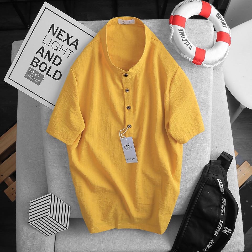 [GIÁ SỈ-90K] Áo Đũi Nam Cộc Tay Cao Cấp Chất Đũi Thái Thoáng Mát Đơn Giản Và Lịch Lãm - 2AĐCR | BigBuy360 - bigbuy360.vn