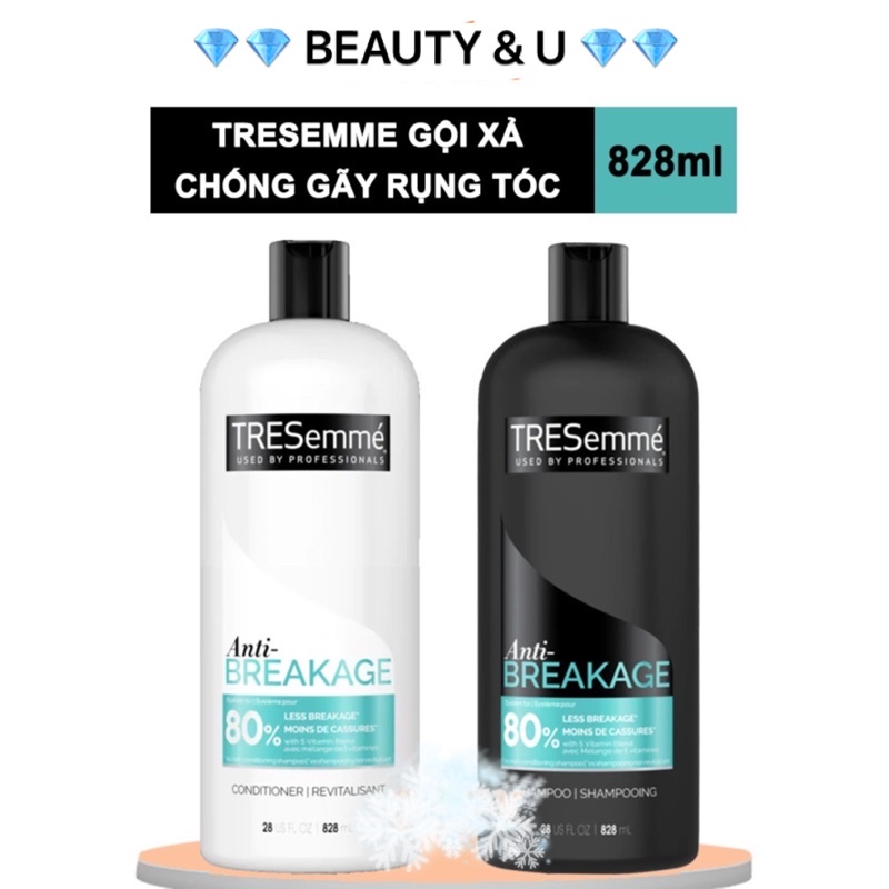 DẦU GỘI TRESEMME MỸ ANTI BREAKAGE NGĂN NGỪA GÃY RỤNG, KÍCH THÍCH MỌC TÓC 828ML