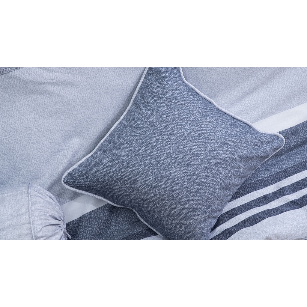 Bộ Chăn Ga Gối Hanvico Blue Sky DLS198, ga trải giường vải cotton cao cấp