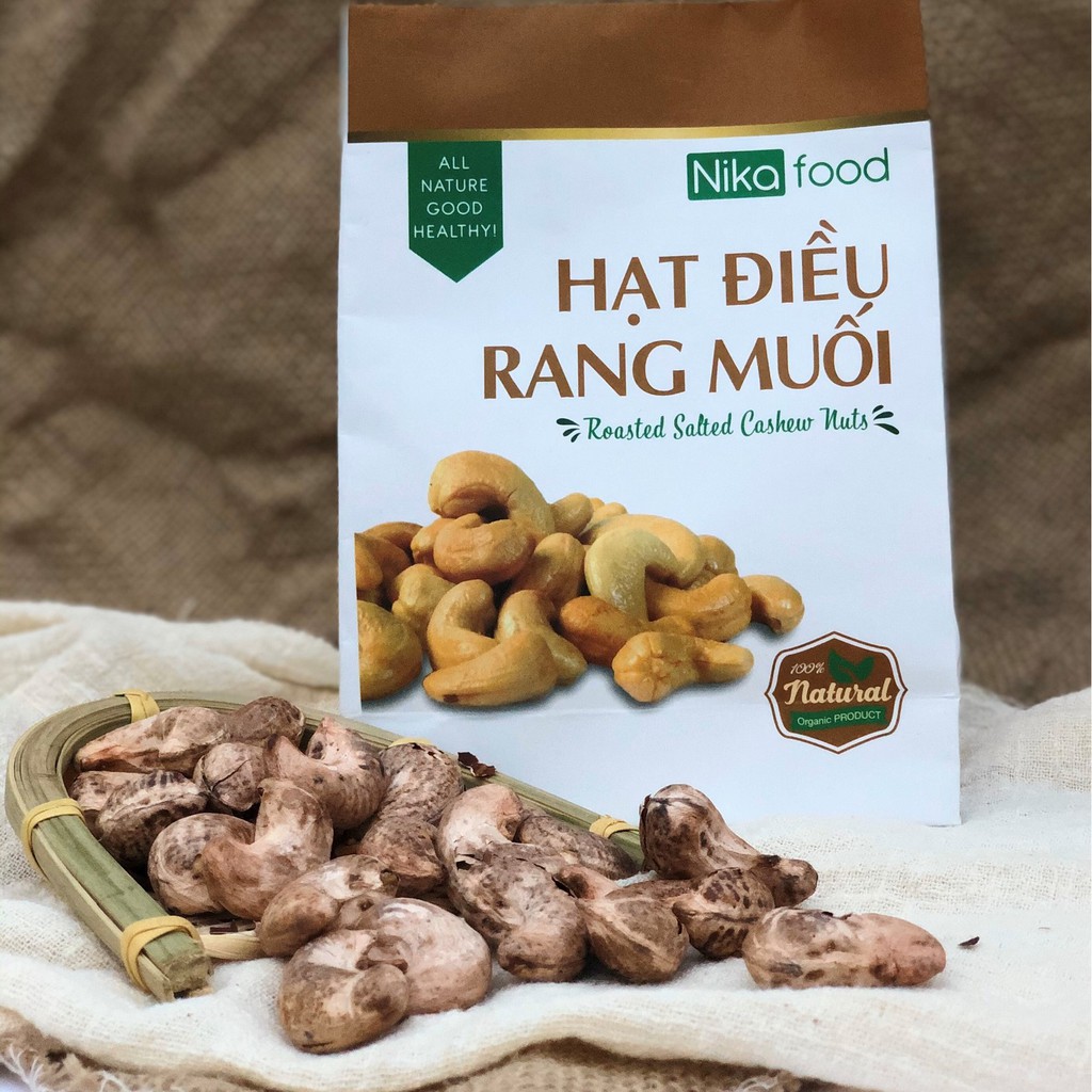 Nikafood Hạt điều rang muối (xuất khẩu) 50gr-500gr