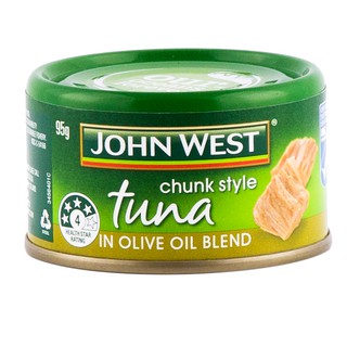 Cá ngừ ngâm sốt dầu ô liu John West hộp 95g