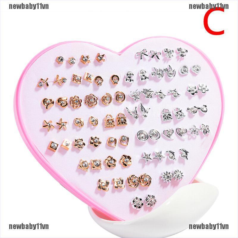 Set 36 Cặp Bông Tai Thời Trang Nữ