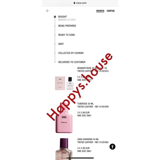 (SẴN SHIP,BILL Ở CUỐI)NƯỚC HOA ZARA | Thế Giới Skin Care