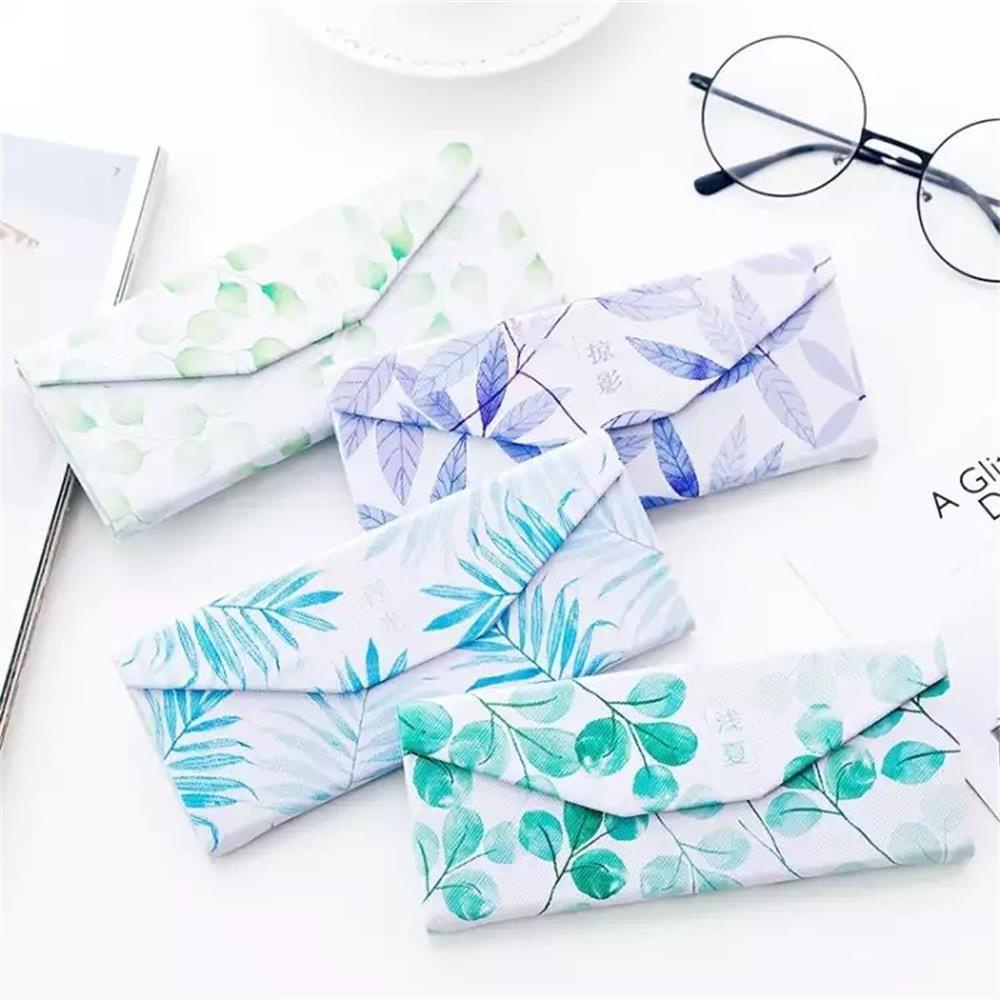 EUCA Hộp Đựng Kính Mát Hình Chiếc Lá Nhiều Màu Sắc