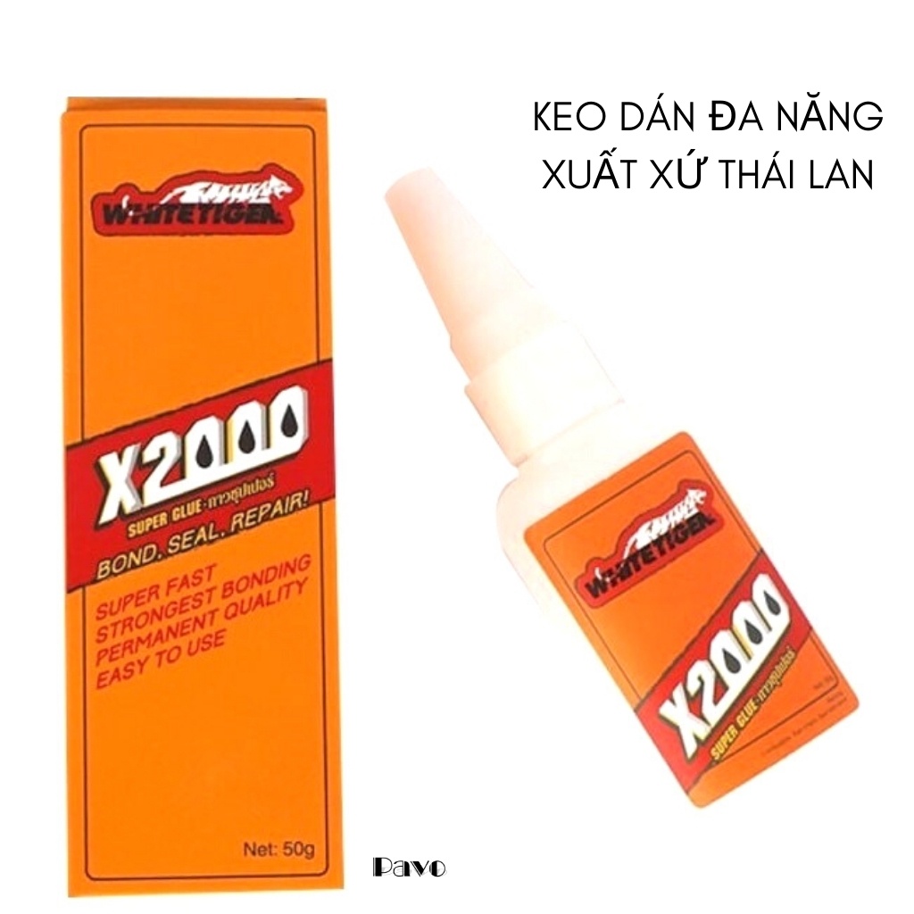 Keo X2000 Đa Năng Dán Tất Cả Vật Liệu Siêu Dính Nhập Khẩu Chính Hãng Từ Thái Lan