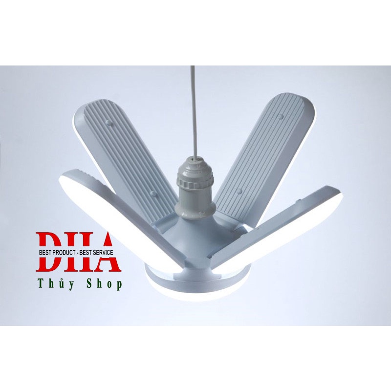 ĐÈN LED SIÊU SÁNG 4 CÁNH 5 BÓNG PHÁT SÁNG SIÊU TIẾT KIỆM ĐẾN 60% ĐIỆN NĂNG