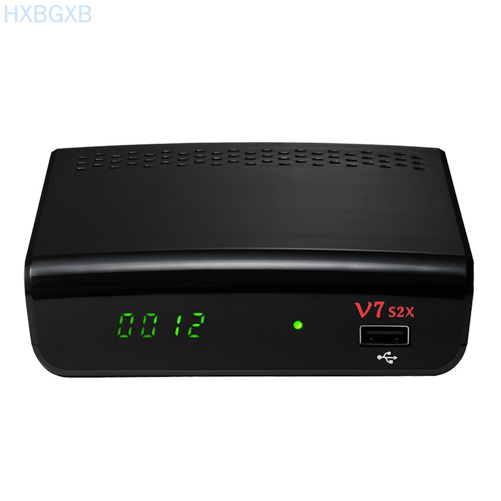 HXBG GTMEDIA V7S2X TV Receiver USB Digital Top Box 1080P Decoder TV Box for DVB-S2 DVB-S2X, EU Plug