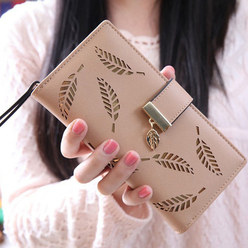 Ví Da Nữ Dáng Dài Dạng Gập Thời Trang