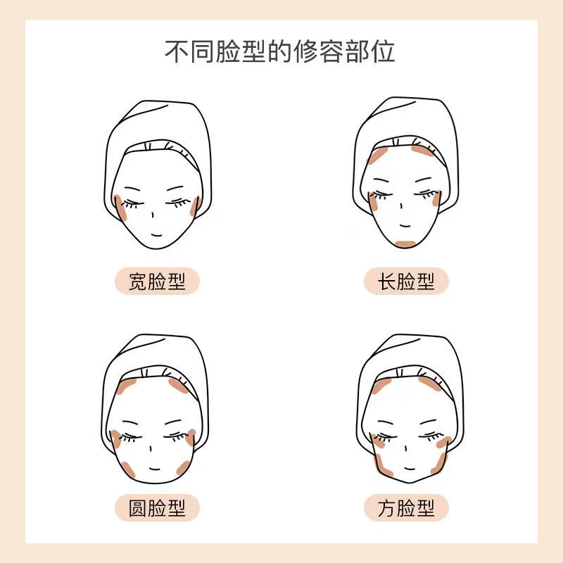 Bảng Phấn Tạo Khối Và Bắt Sáng 2 Màu Kết Hợp Kèm Gương Tiện Dụng