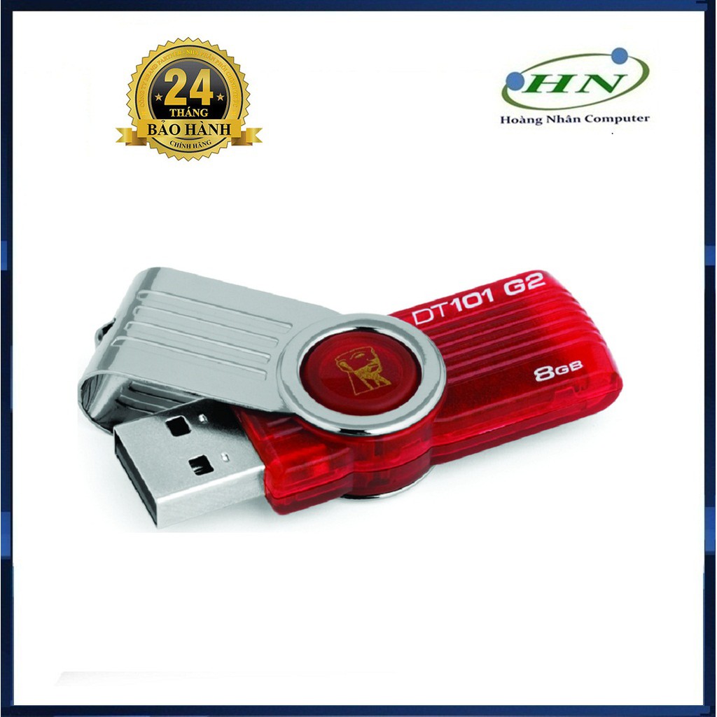 USB KINGSTON DT101 8G BẢO HÀNH 24 TH | BigBuy360 - bigbuy360.vn