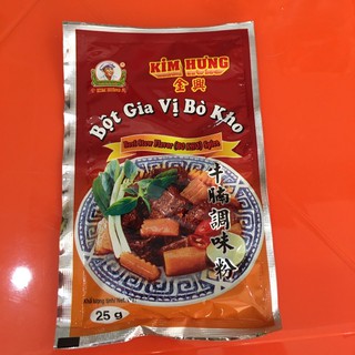 Bột gia vị bò kho KIM HƯNG 25gram
