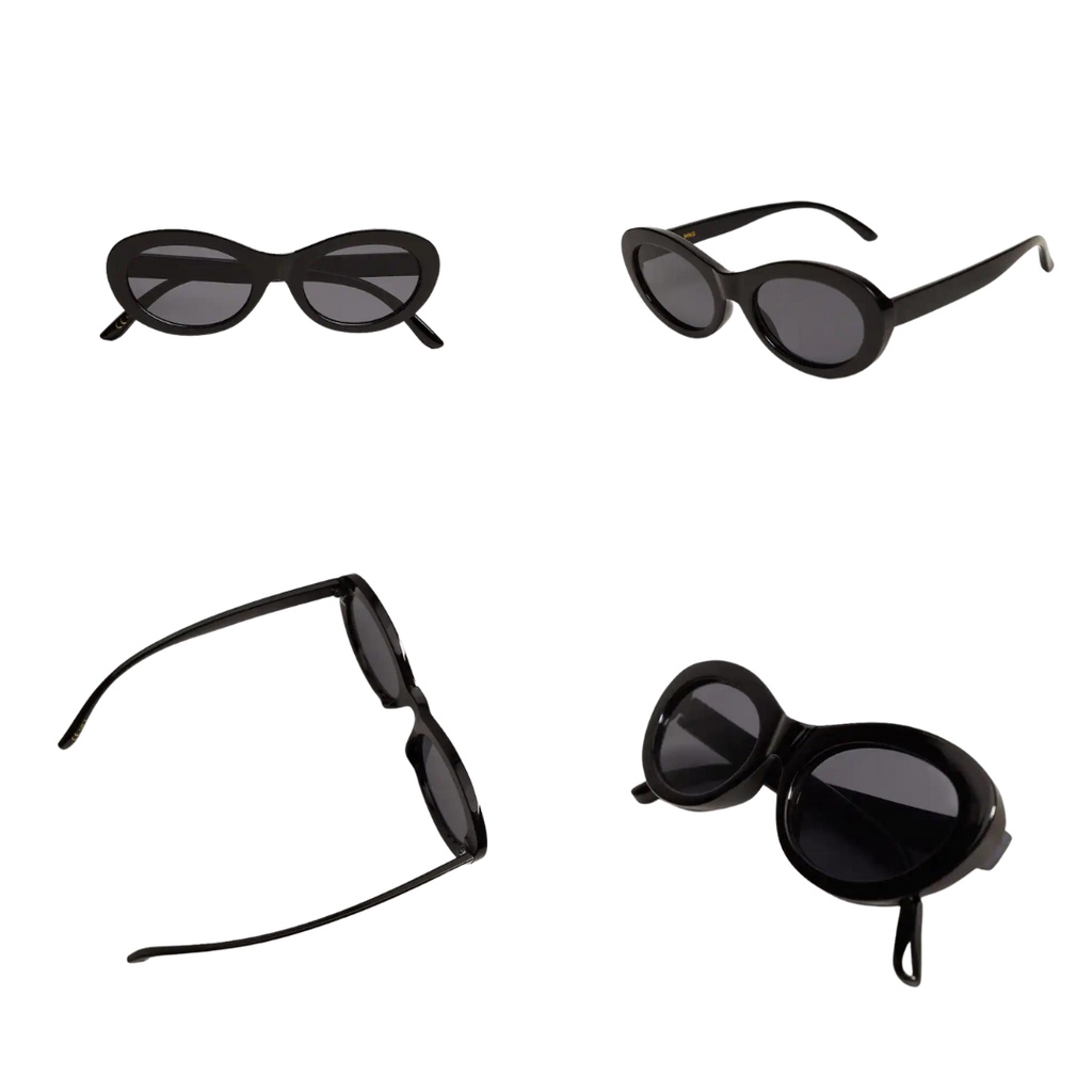 Kính Mango nữ thời trang màu đen chính hãng chống UV