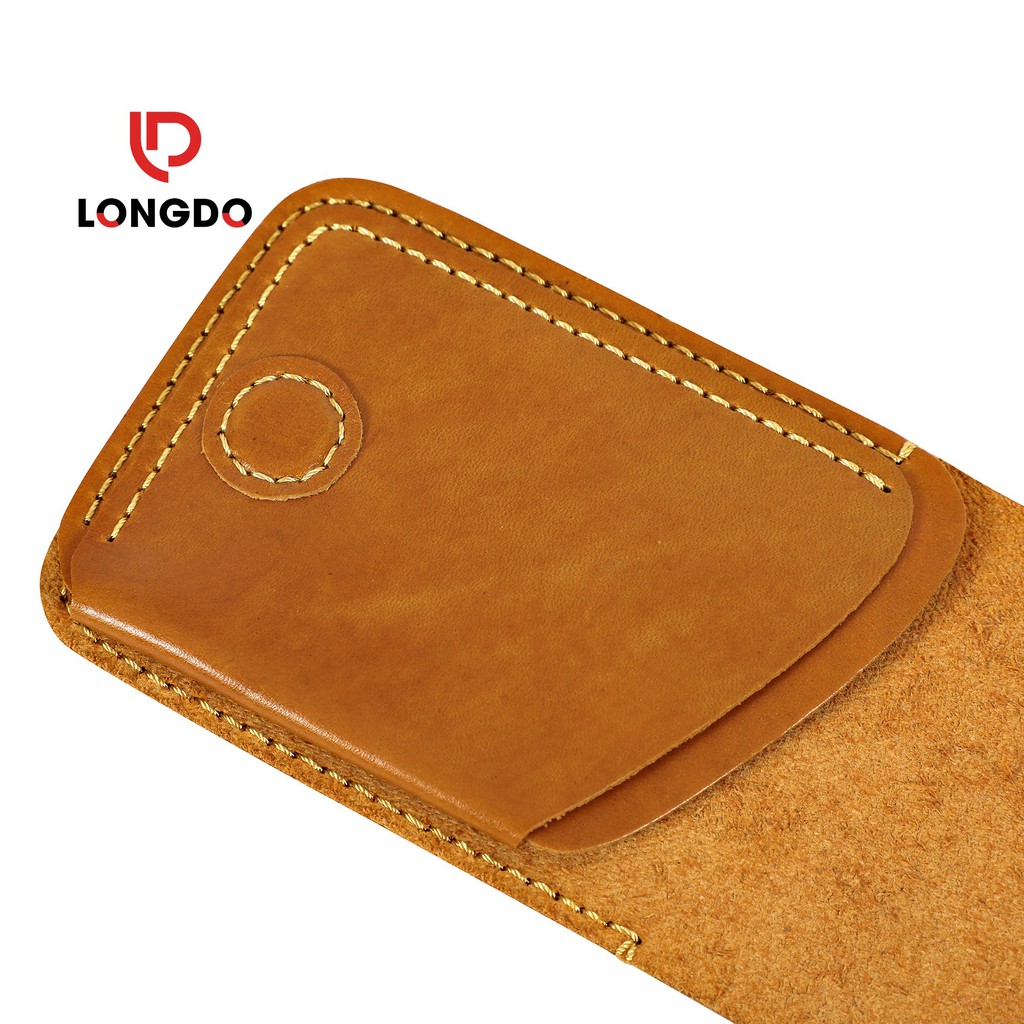 Ví sen 3 - Ví da mini - Cam kết 100% da bò thật nhập khẩu - Bảo hành 5 năm - Thương hiệu uy tín Longdo Leather