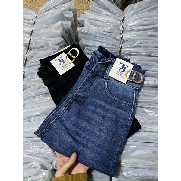 Quần jeans ôm tôn dáng cạp cao CD | BigBuy360 - bigbuy360.vn