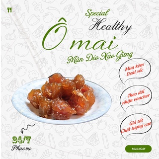 Mận dẻo xào gừng hộp to
