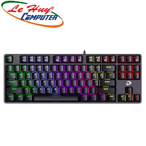 Bàn phím cơ DareU EK87 Multi LED Brown/Blue/Red switch