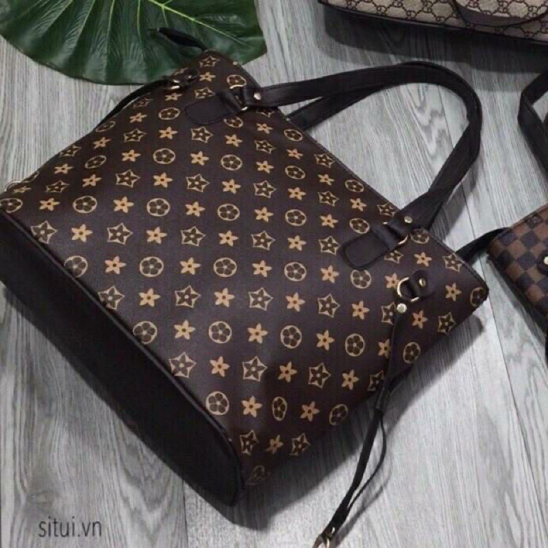 Túi xách công  sơ tote da vừa a4, đeo vai cỡ lớn | BigBuy360 - bigbuy360.vn