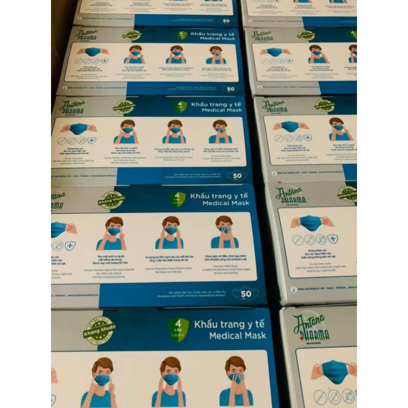 KHẨU TRANG Y TẾ 4 LỚP XANH | BigBuy360 - bigbuy360.vn
