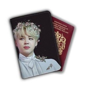 Ví bọc hộ chiếu (passport) hình Jimin BTS - mã BTS00030 có in theo yêu cầu
