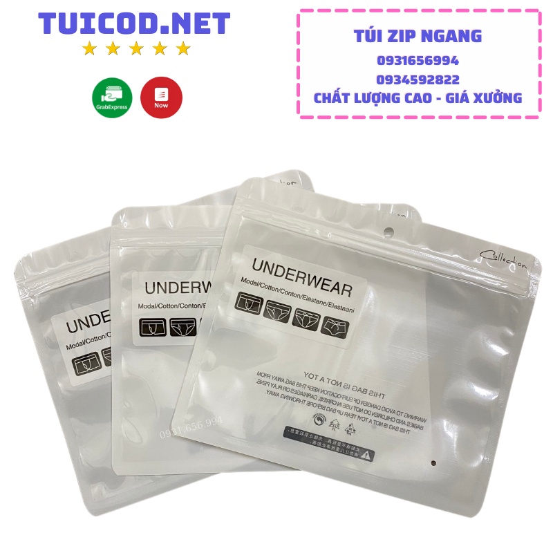 Set 50 Túi Zip Đựng Đồ Lót Underwear - Tuicod.net