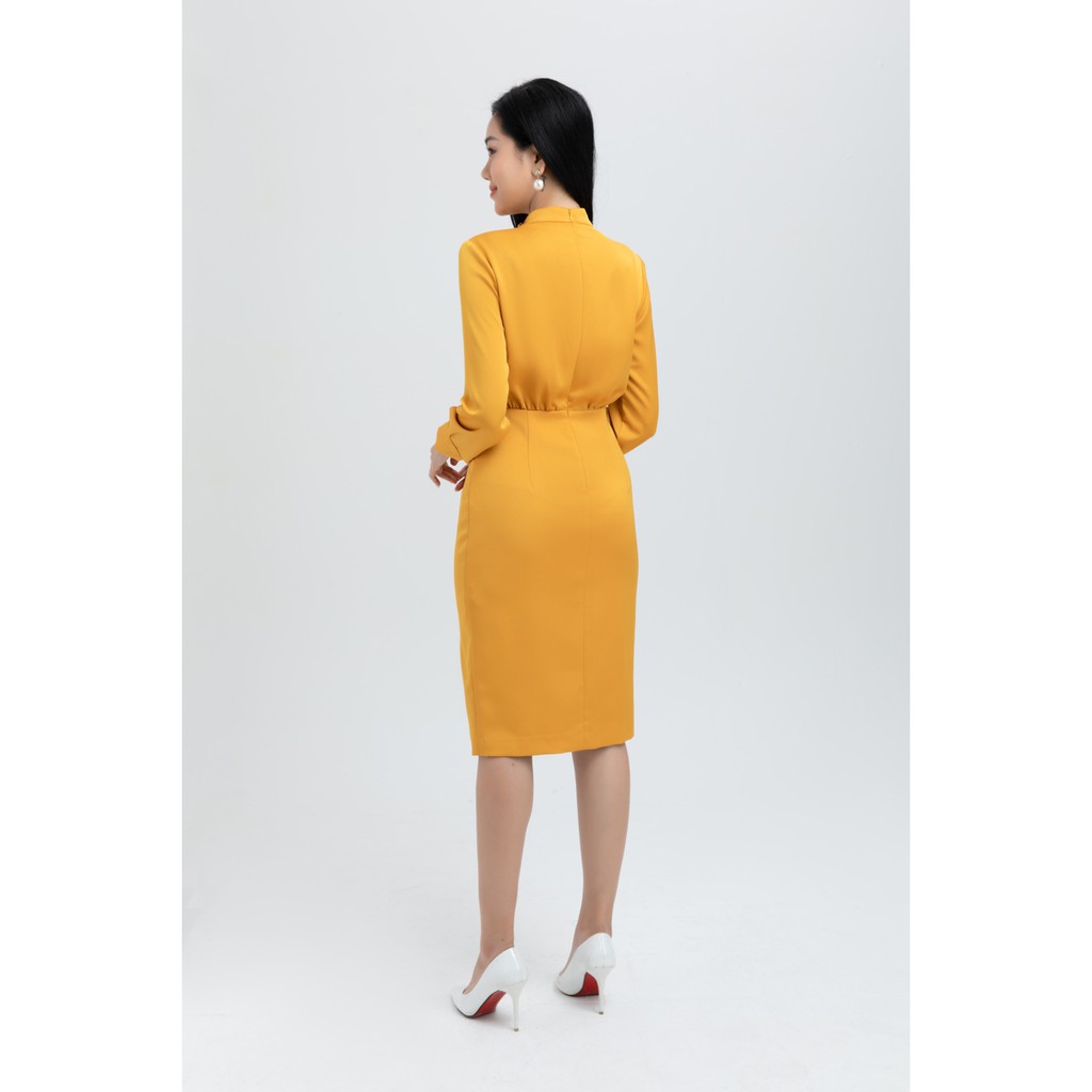 Đầm ôm cổ cách điệu IVY moda MS 48C5997 | BigBuy360 - bigbuy360.vn