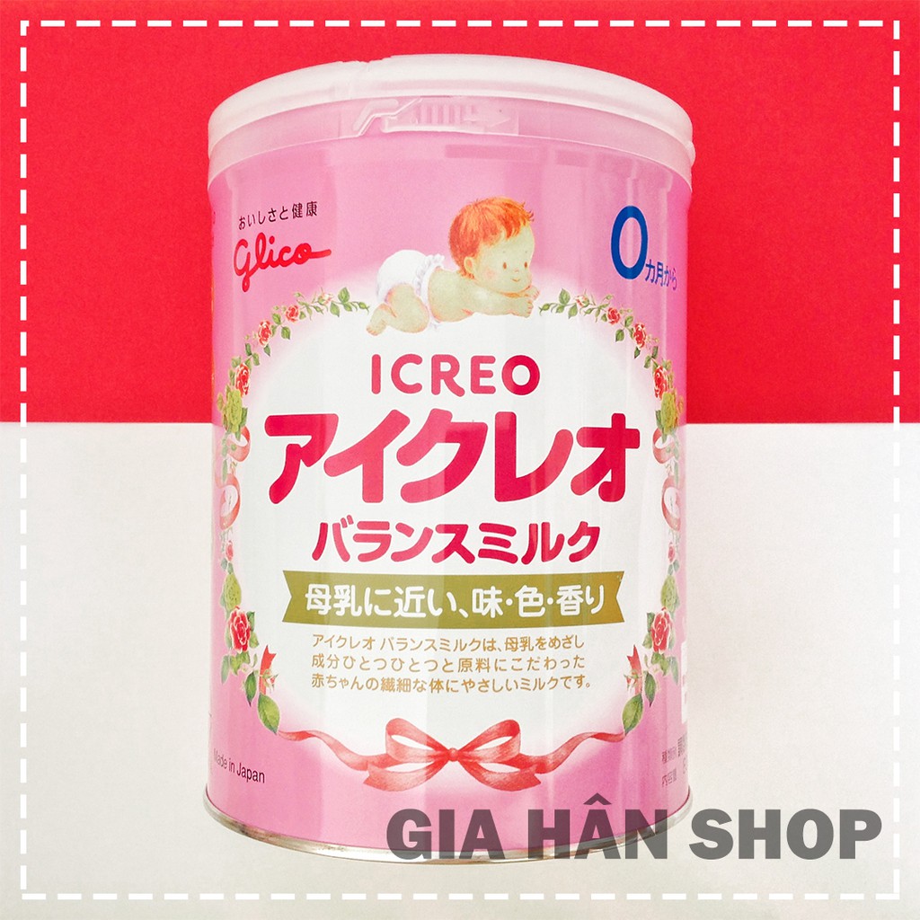 Sữa bột Glico Icreo số 0/số 1 nội địa Nhật 800g/820g