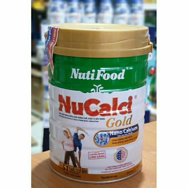 Sữa bột NUCALCI GOLD trên 51 tuổi _ Hộp 800g Date 2023