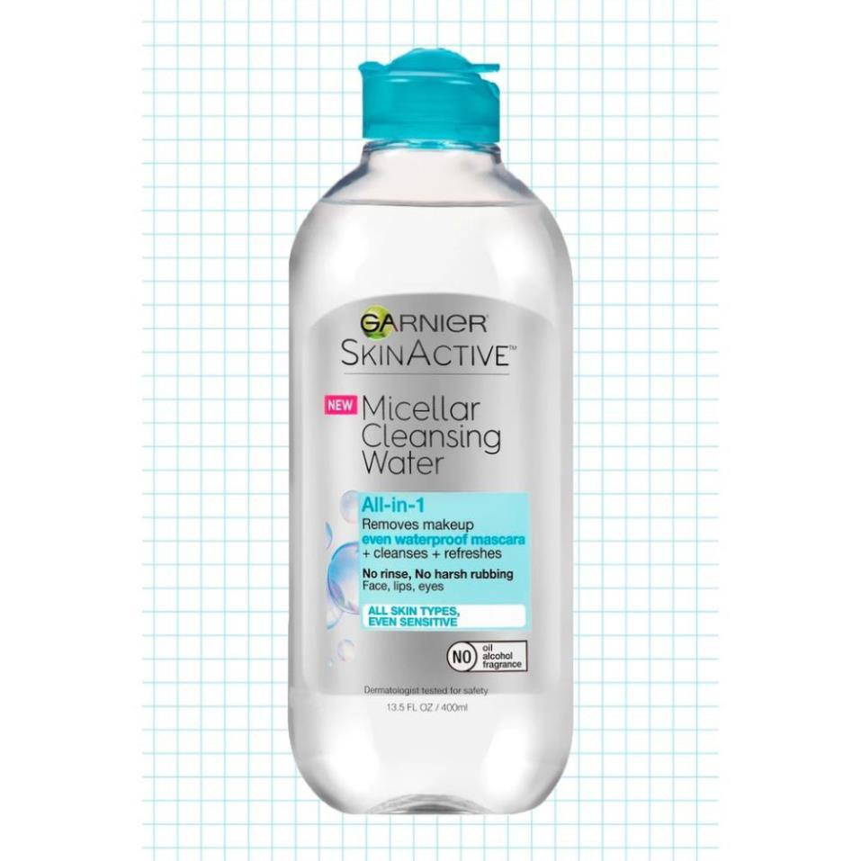 Nước tẩy trang garnier pháp 400ml, 125ml xanh dương | BigBuy360 - bigbuy360.vn