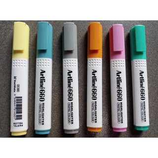 Bút dạ quang Pastel Artline Cam, EK-660POR