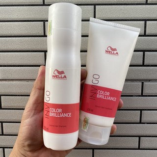 #wella cặp gội xả dưỡng tóc nhuộm Wella INVIGO Color Brilliance 250ml/200ml new 2020