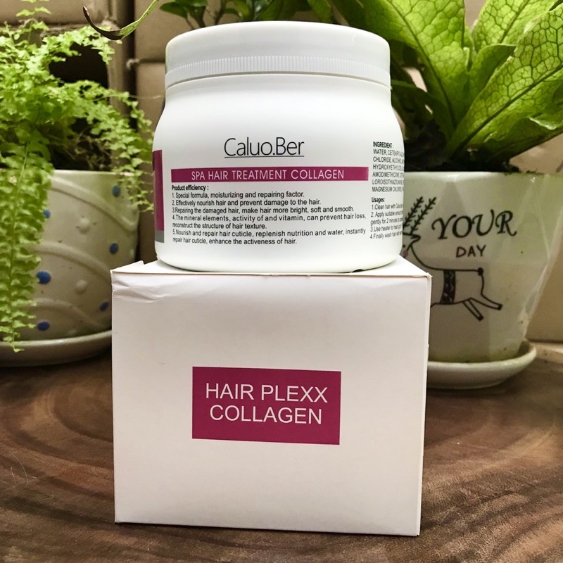 HẤP DẦU SIÊU MƯỢT COLLAGEN CALUOBER 500ml