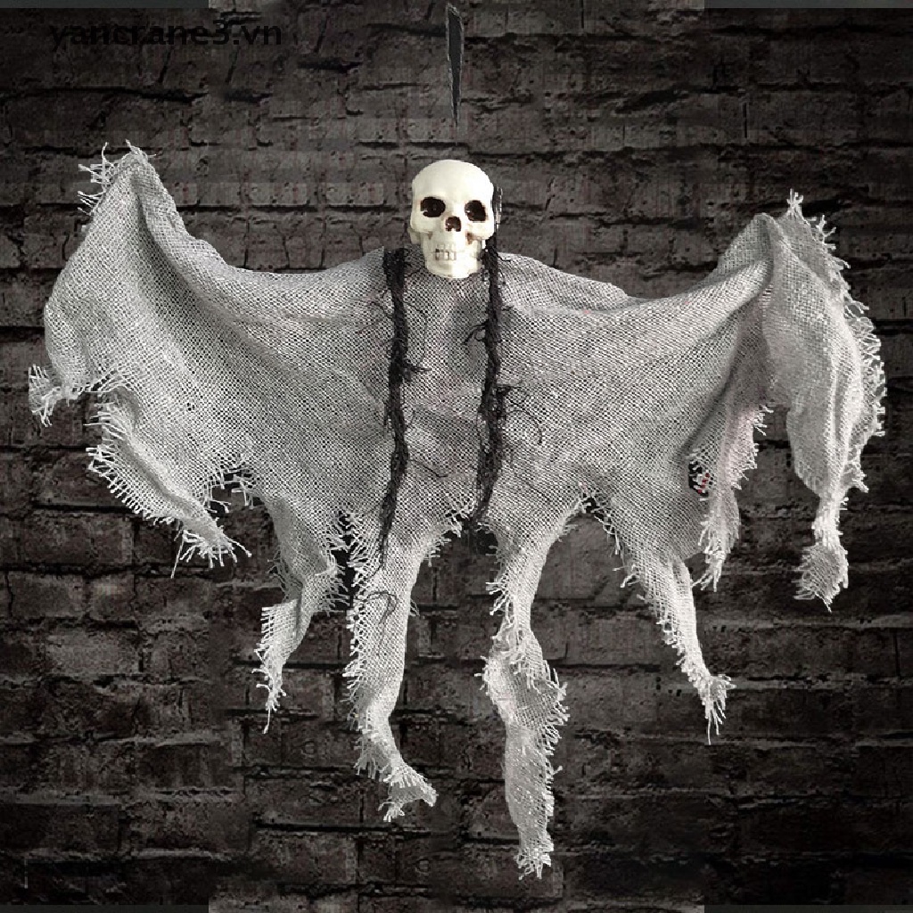 Phụ Kiện Treo Trang Trí Tiệc Halloween Hình Đầu Lâu Kích Thước 35 * 30cm