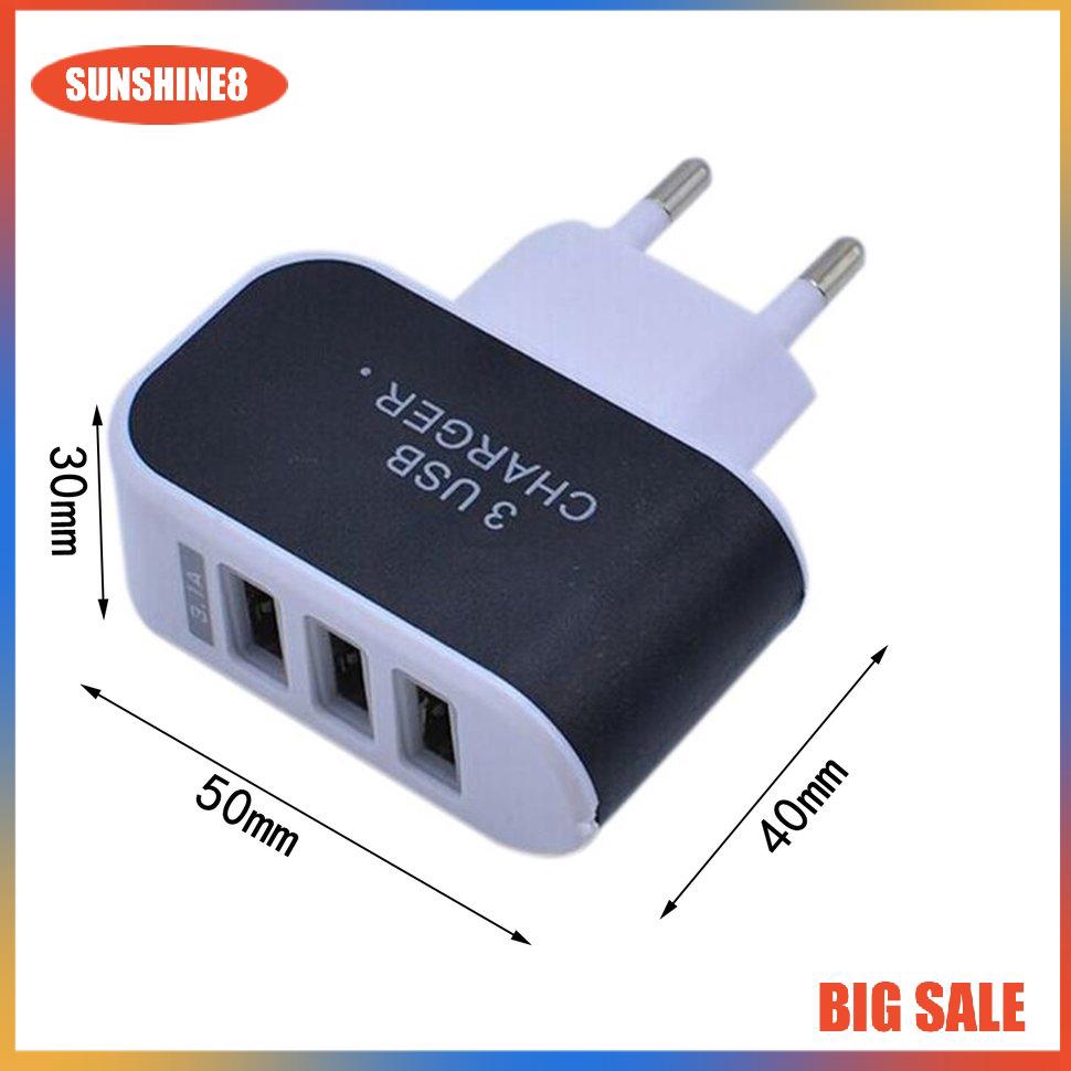 Phích cắm cổng USB dùng sạc pin đi du lịch